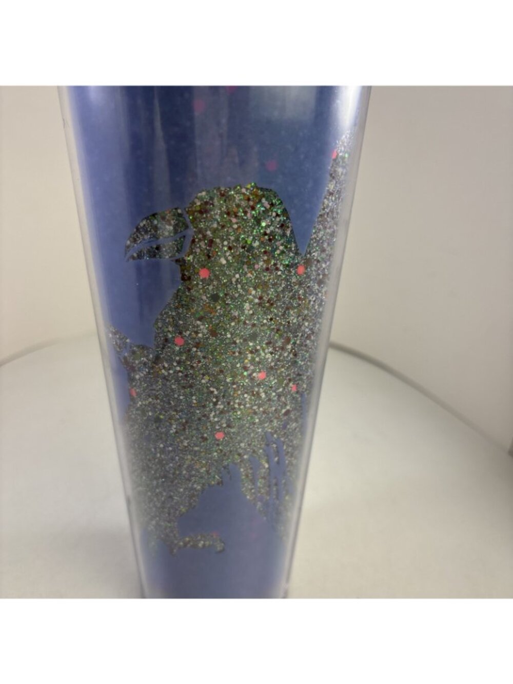 NEW Starbucks Periwinkle Raven Halloween Cold Cup Tumbler 2022 Venti - Picture 2 of 3